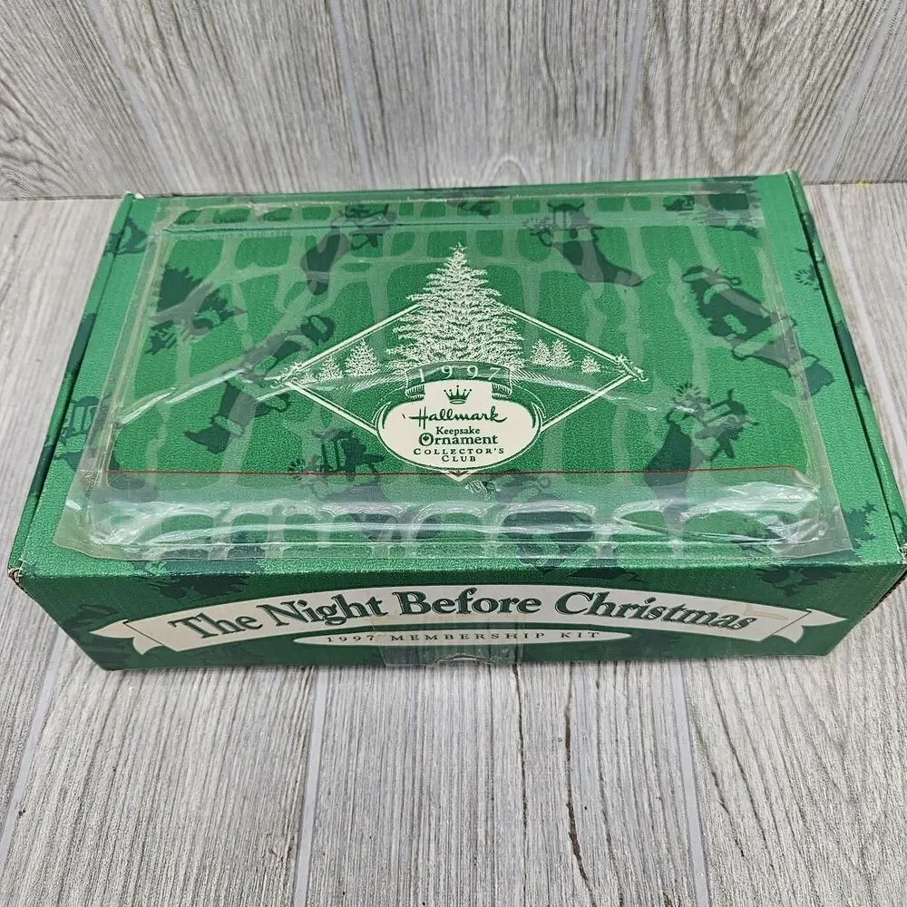 1997 Hallmark Keepsake Ornament Club Kit Night‎ Before Christmas Set of 4 NEW